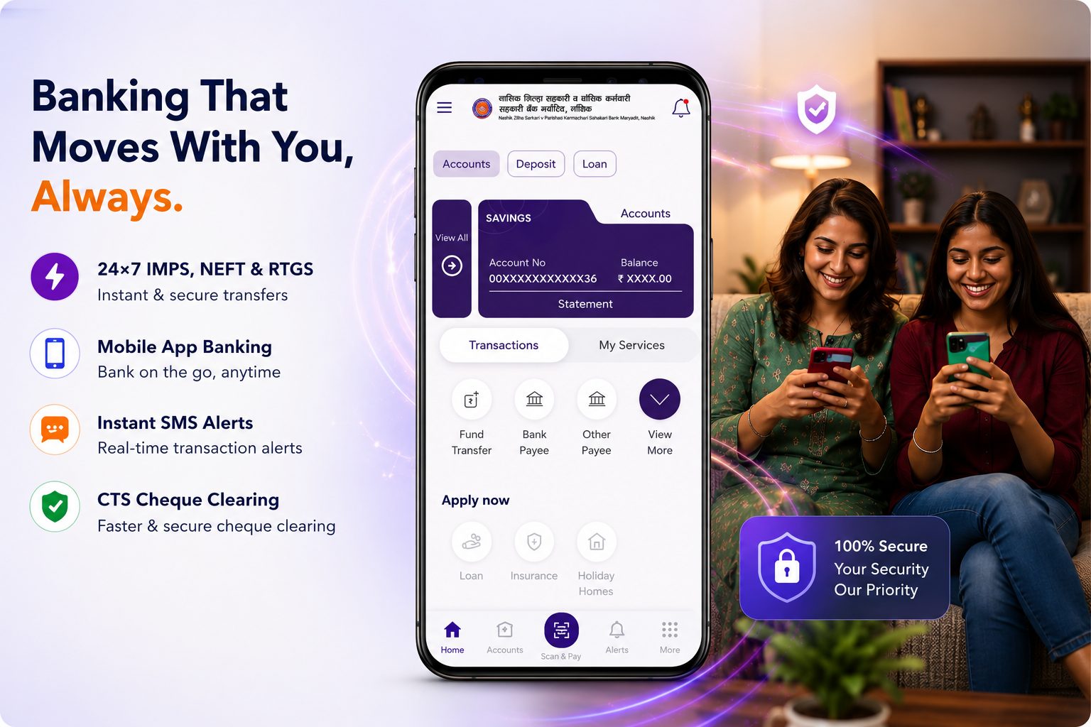 Banking That Moves With You - Karmachari Bank Mobile App